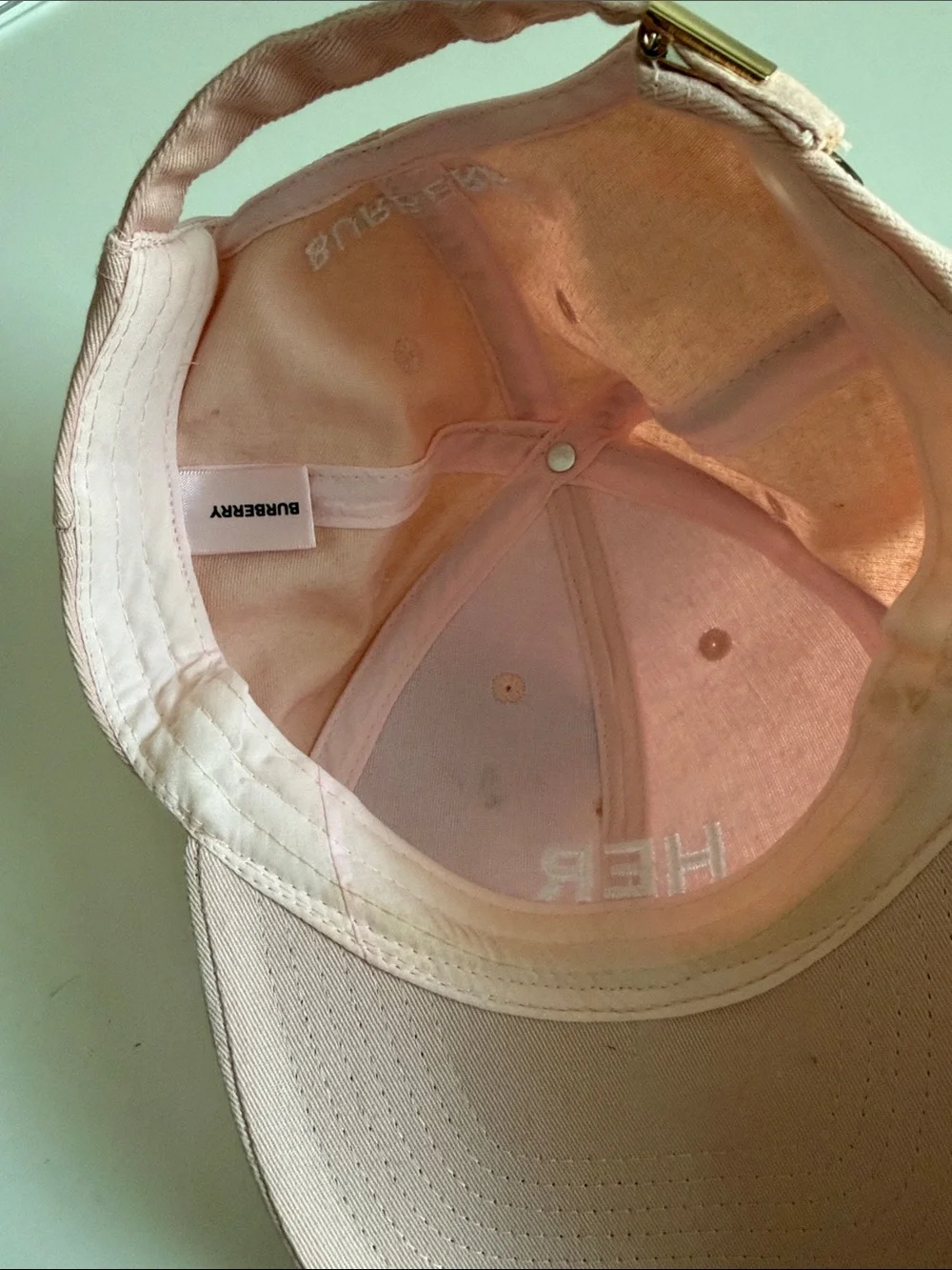 Burberry baseball cap